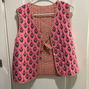 Quilted Pattern Vest, size Large